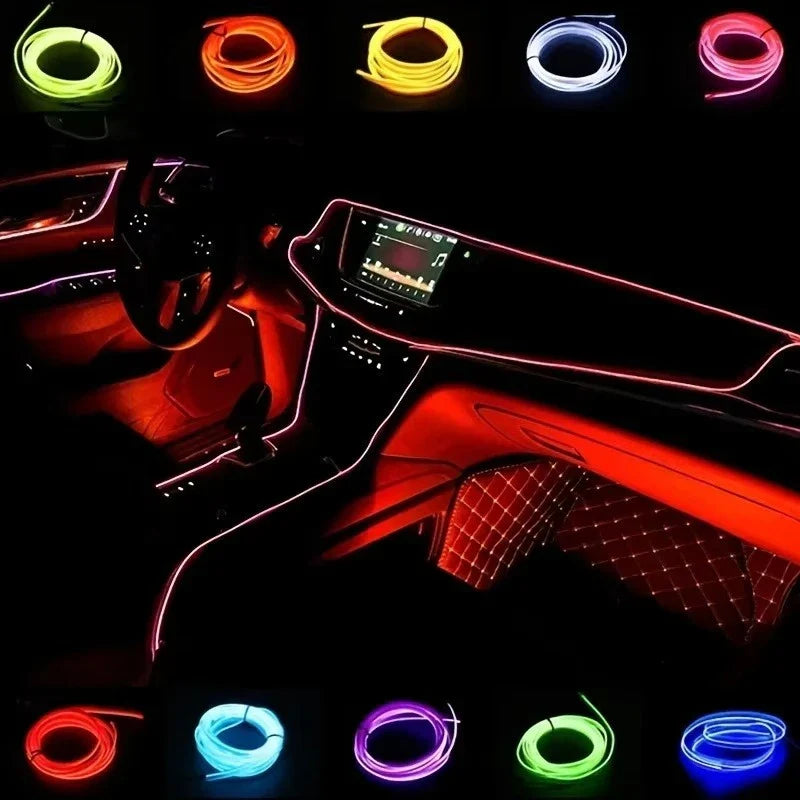 Neon Glow Car Interior Lights