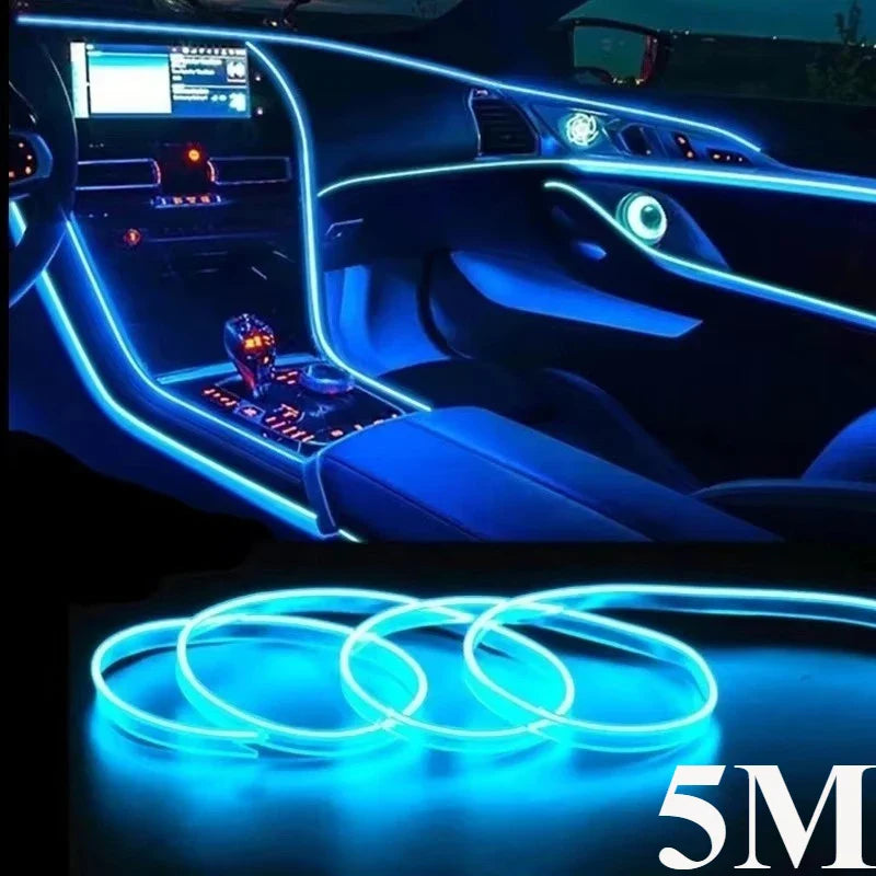 Neon Glow Car Interior Lights